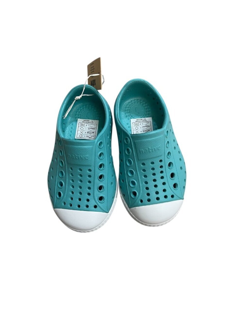 Native Jefferson Slip On Comfort Water Play Shoes Pool Blue (Teal) Toddler